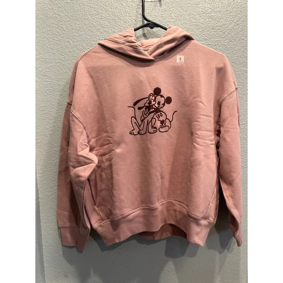 Women's UNIQLO Disney Yu Nagaba Mickey & Pluto Hoodies - Picture 2 of 5